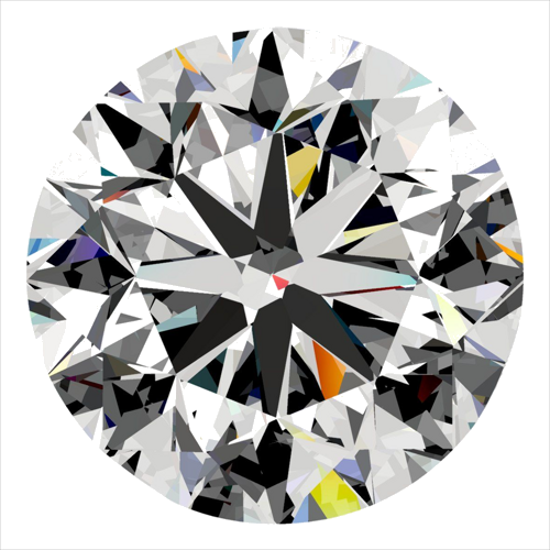 0.4 carat E-VS2 Very Good cut Natūralus Round Deimantas (1)