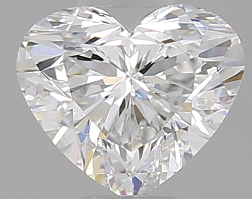 0.34 carat E-VVS2 Natūralus Heart Deimantas (1)