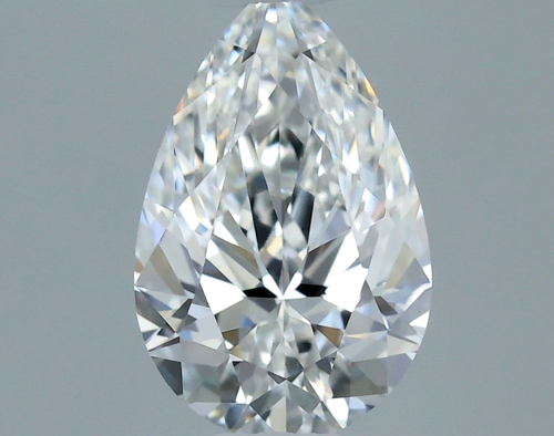0.4 carat F-VVS2 Natūralus Pear Deimantas (1)