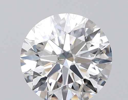 0.52 carat E-SI1 Excellent cut Natūralus Round Deimantas (1)