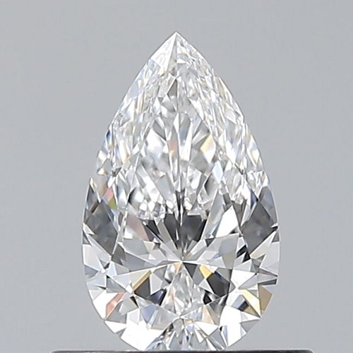 0.5 carat D-VVS1 Natūralus Pear Deimantas (1)