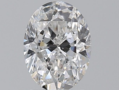 1.7 carat D-SI1 Natūralus Oval Deimantas (1)