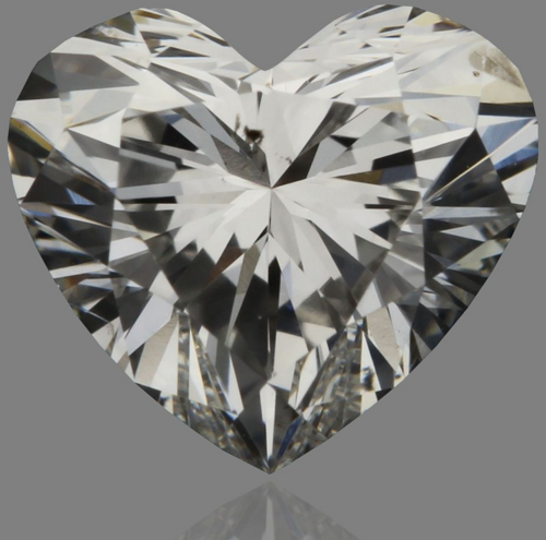 0.59 carat E-SI1 Natūralus Heart Deimantas (1)