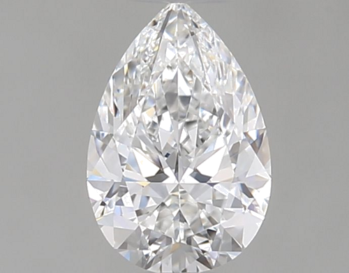 0.4 carat E-VVS2 Natūralus Pear Deimantas (1)