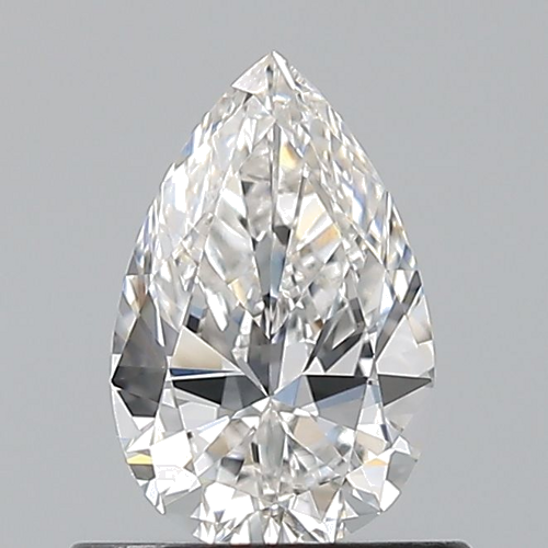 0.6 carat F-VS1 Natūralus Pear Deimantas (1)