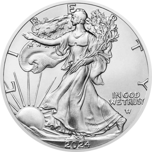 1 унция Сребърна монета American Eagle 2024 (1)