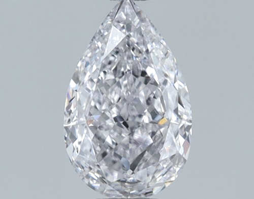 0.57 carat Faint Pink-SI1 Natūralus Pear Deimantas (1)
