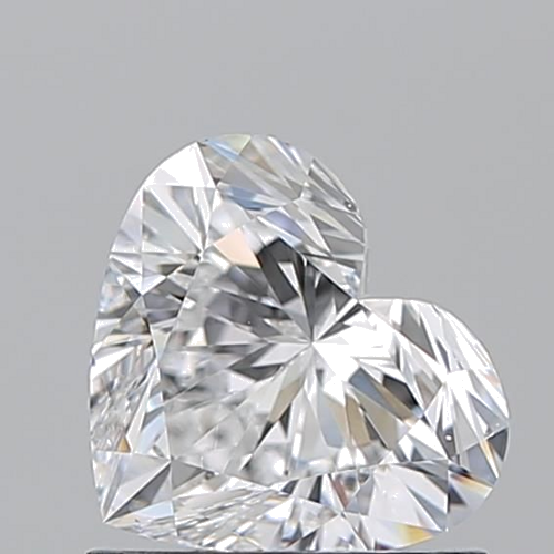 1.01 carat E-SI1 Natūralus Heart Deimantas (1)