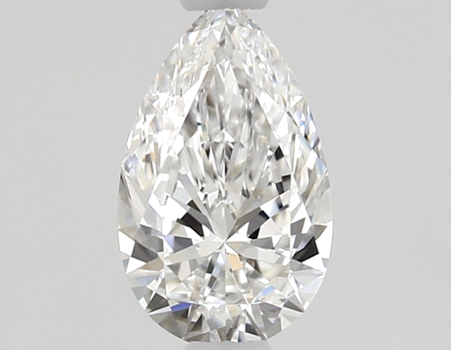 0.52 carat E-VVS1 Natūralus Pear Deimantas (1)