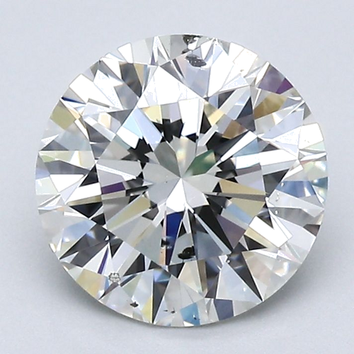 2.05 carat I-SI2 Excellent cut Natūralus Round Deimantas (1)