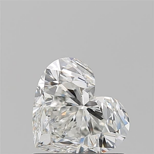 0.9 carat H-VS2 Natūralus Heart Deimantas (1)