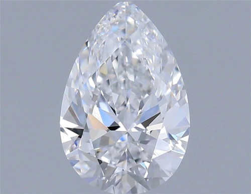 0.43 carat D-VVS2 Natūralus Pear Deimantas (1)