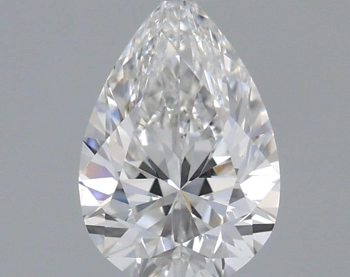 0.31 carat F-VVS2 Natūralus Pear Deimantas (1)