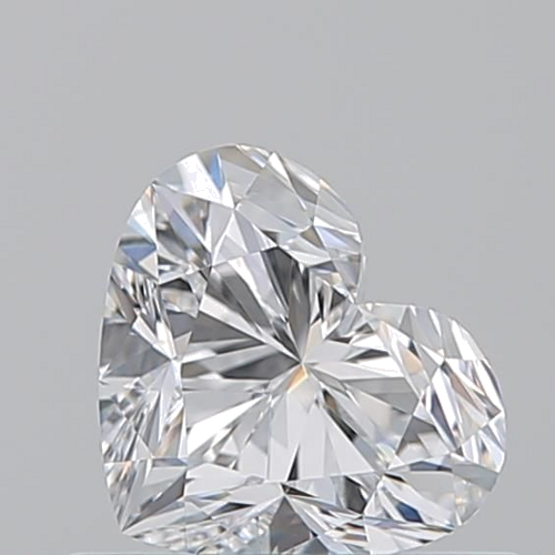 0.7 carat D-VVS2 Natūralus Heart Deimantas (1)