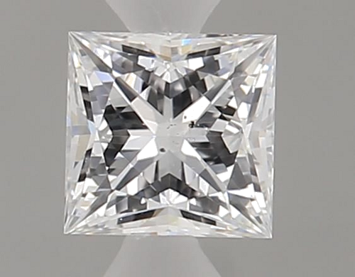 0.32 carat D-SI2 Natūralus Princess Deimantas (1)