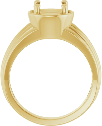 Sužadėtuvių Žiedas „Solitaire Vintage-Inspired“ 14k yellow gold Round 8mm (2)