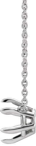 Pakabukas „Solitaire“ 14k white gold Round 5.5mm (2)