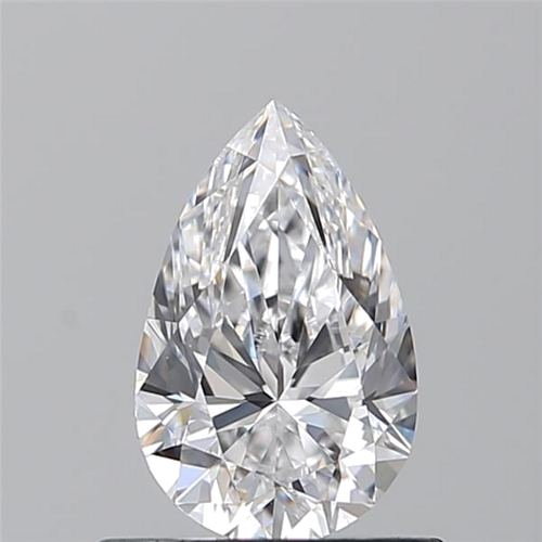 0.7 carat D-VS1 Natūralus Pear Deimantas (1)