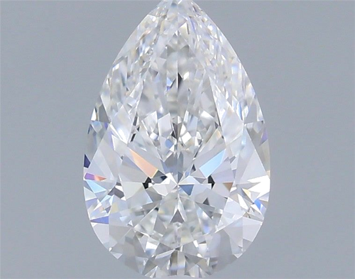 0.6 carat E-VVS1 Natūralus Pear Deimantas (1)
