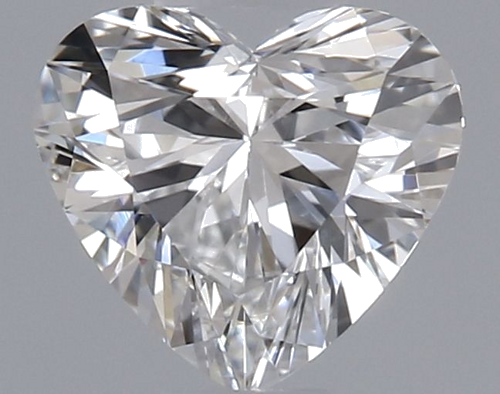 0.51 carat F-VS1 Natūralus Heart Deimantas (1)