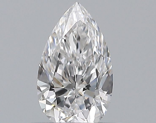 0.33 carat D-VVS1 Natūralus Pear Deimantas (1)