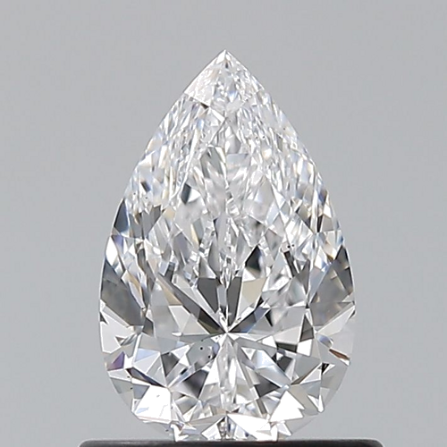 0.7 carat D-VS2 Natūralus Pear Deimantas (1)