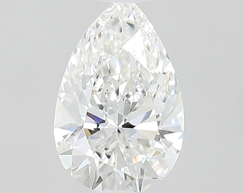 0.65 carat F-VVS1 Natūralus Pear Deimantas (1)