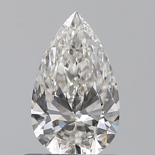 0.57 carat H-VVS2 Natūralus Pear Deimantas (1)