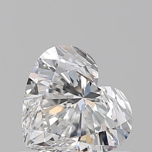 0.6 carat F-IF Natūralus Heart Deimantas (1)