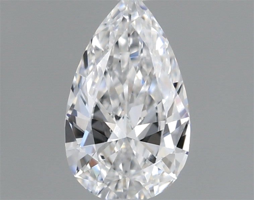 0.3 carat D-VS2 Natūralus Pear Deimantas (1)