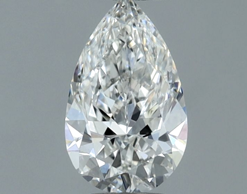 0.5 carat G-VS2 Natūralus Pear Deimantas (1)