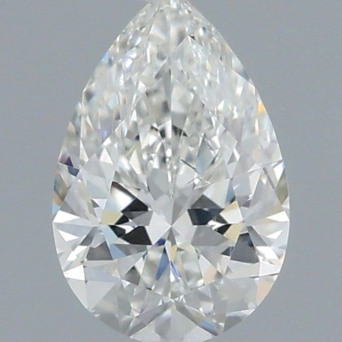 0.51 carat G-SI1 Natūralus Pear Deimantas (1)