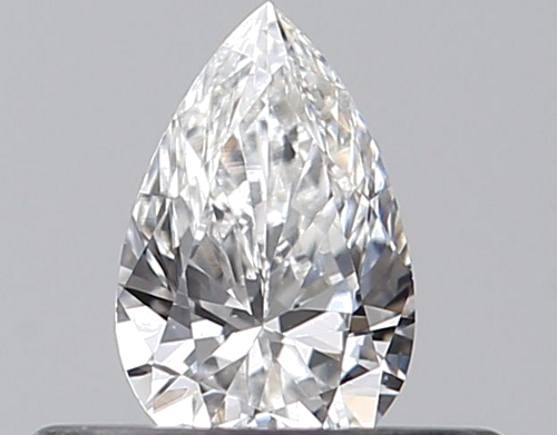 0.25 carat E-VVS2 Natūralus Pear Deimantas (1)