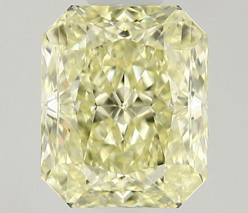 0.55 carat Fancy Light Yellow-IF Natūralus Radiant Deimantas (1)