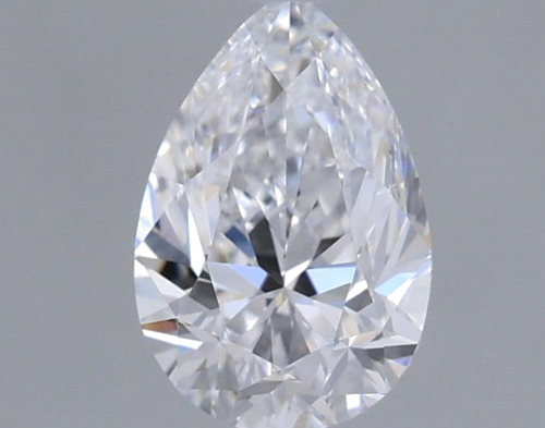 0.5 carat D-VS2 Natūralus Pear Deimantas (1)