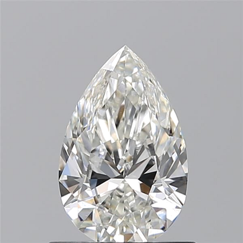 0.7 carat H-VS2 Natūralus Pear Deimantas (1)