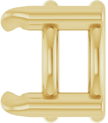 14K Yellow 5 mm Round Pendant Mounting (3)