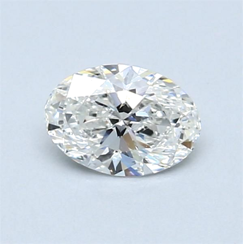 0.6 carat G-VS1 Natūralus Oval Deimantas (1)