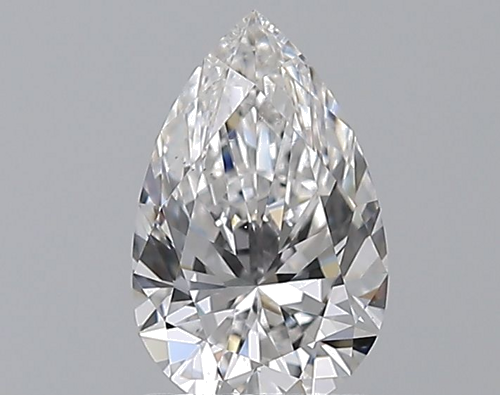 0.96 carat E-SI1 Natūralus Pear Deimantas (1)