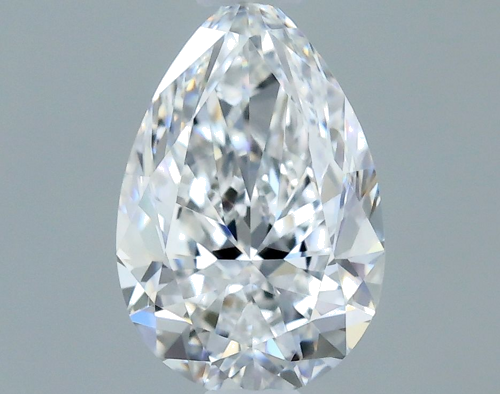 0.5 carat D-VVS1 Natūralus Pear Deimantas (1)
