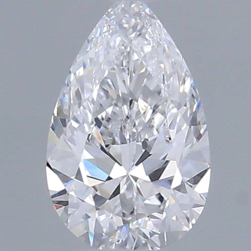 0.3 carat D-SI1 Natūralus Pear Deimantas (1)