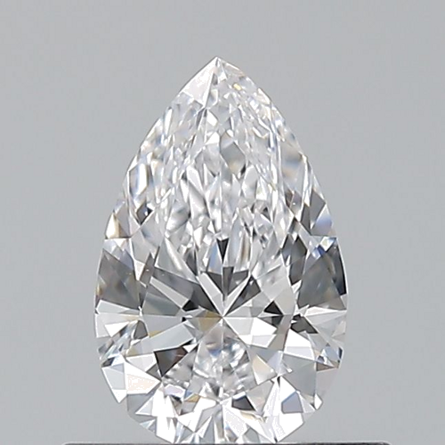 0.5 carat D-VVS2 Natūralus Pear Deimantas (1)