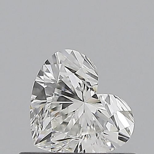 0.5 carat G-VVS2 Natūralus Heart Deimantas (1)