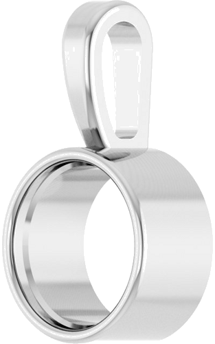 Pakabukas „Bezel-Set Solitaire“ 925 Sidabro Round 6mm (2)