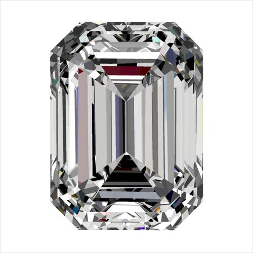 0.3 carat D-VVS2 Natūralus Emerald Deimantas (1)