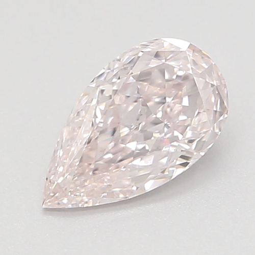 0.42 carat Very Light Pink-IF Natūralus Pear Deimantas (1)