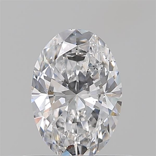 0.56 carat D-SI1 Natūralus Oval Deimantas (1)
