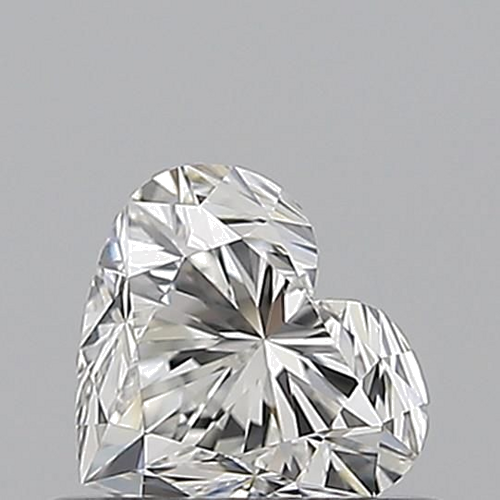 0.5 carat F-VVS1 Natūralus Heart Deimantas (1)