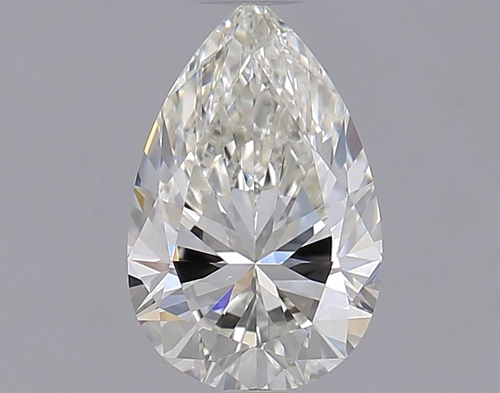 0.7 carat I-VS2 Natūralus Pear Deimantas (1)