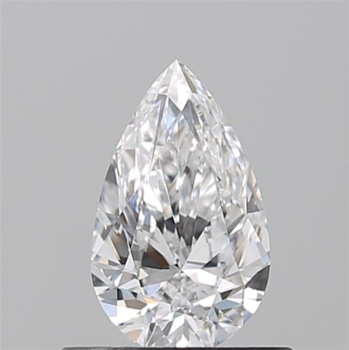 0.5 carat D-VVS2 Natūralus Pear Deimantas (1)